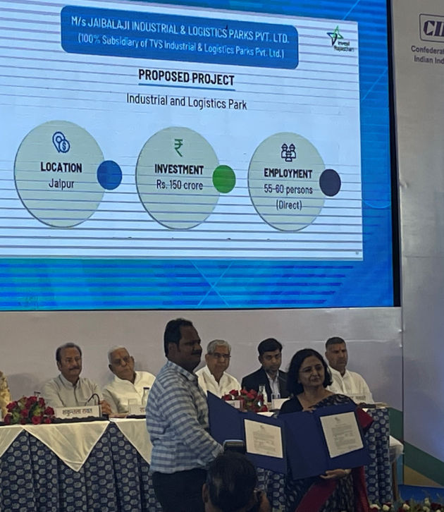 MoU Signed With Govt. Of Rajasthan As Part Of Investment Summit